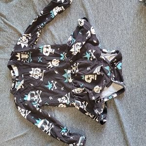 Little bum bums skull twirl dress